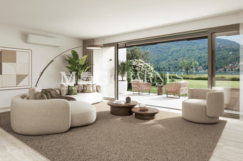 Villa di testa fronte lago a Caslano - residenza secondaria ammessa (2)