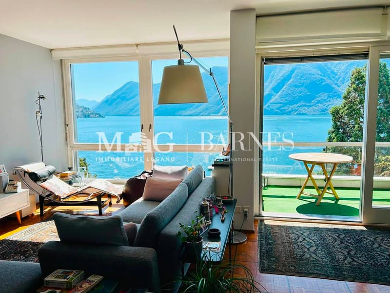 Lugano Centro: camera in appartamento condiviso. Vista lago (3)