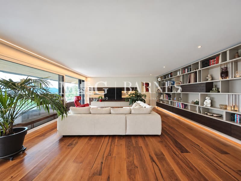 Lugano, Canobbio: Attico 4.5 loc. moderno vista lago e grande terrazza (2)