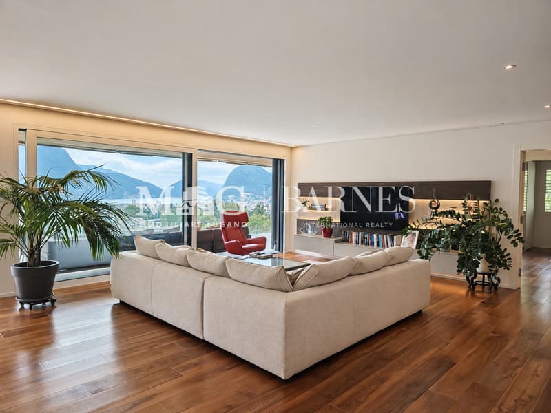 Lugano, Canobbio: Attico 4.5 loc. moderno vista lago e grande terrazza (4)