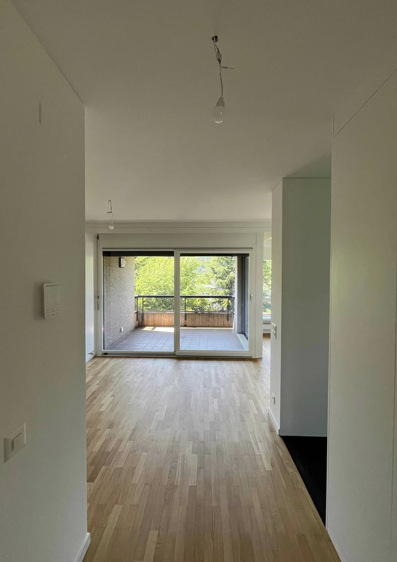 Luminoso e moderno appartamento di 2.5 locali con balcone a Lugano-Pregassona (2)