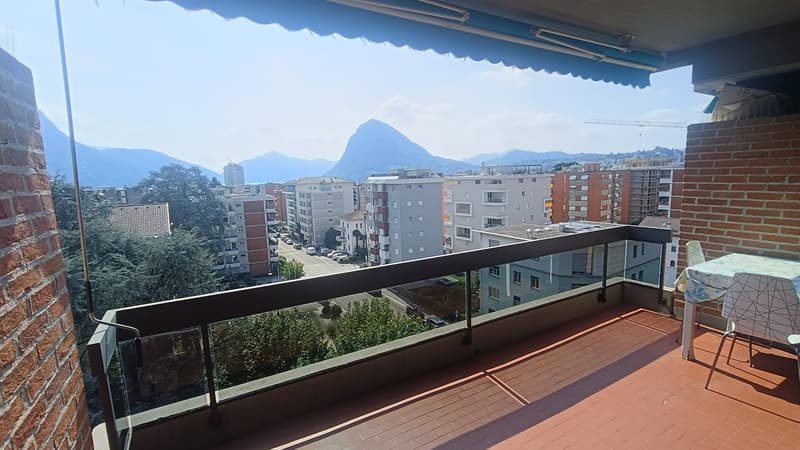 Luminoso appartamento da 1.5 locali con balcone a Viganello (1)