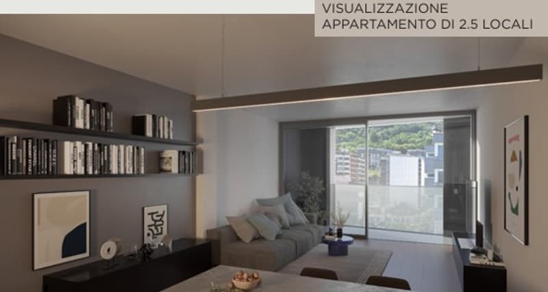 Moderno appartamento di 2.5 locali con vista a Paradiso, Lugano (3)