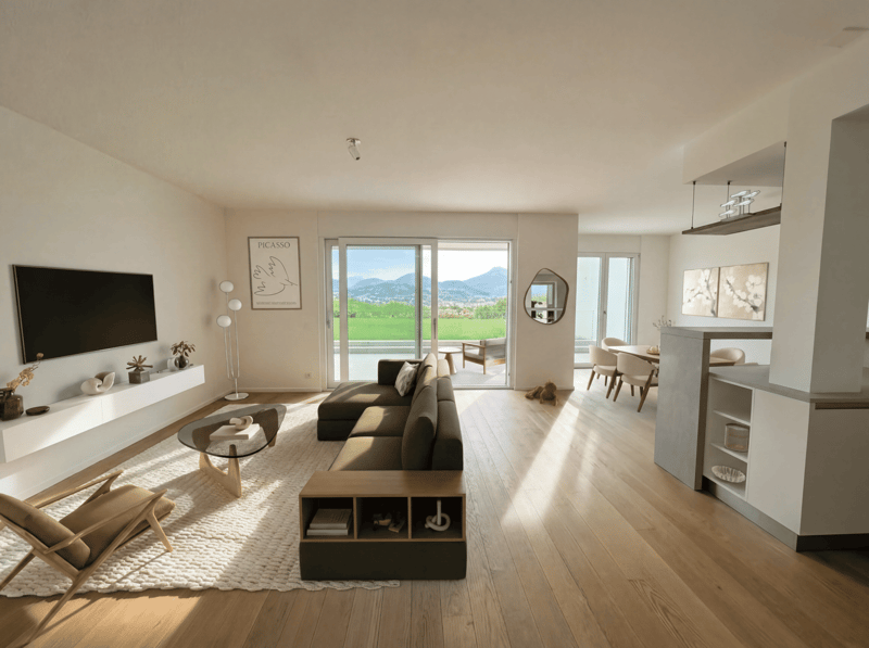 Appartement mit Garten und Seeblick (1)
