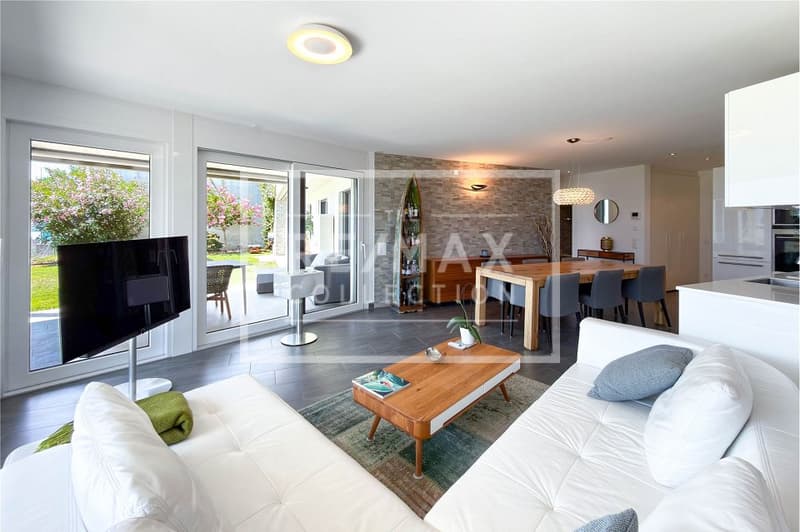 Appartamento 3.5 locali con giardino e vista lago (3)