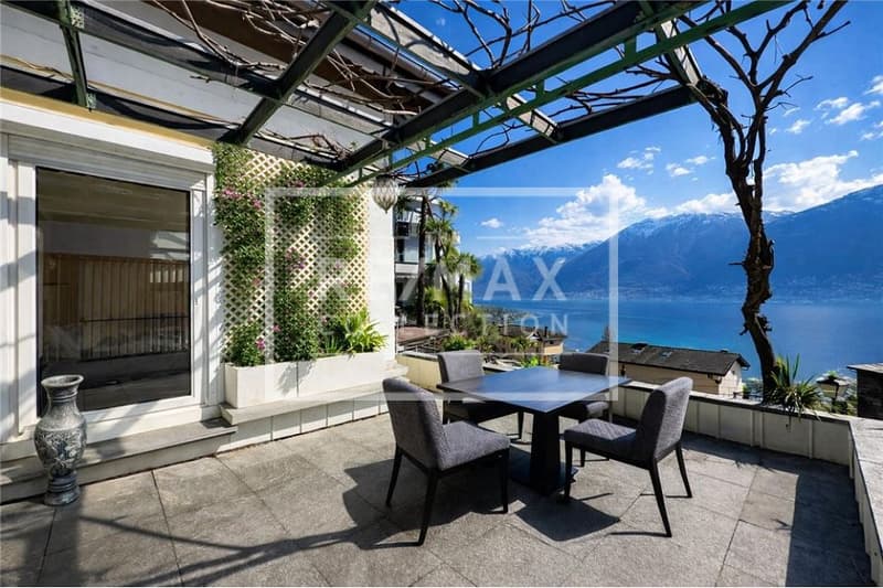 Affascinante Villetta con vista lago in posizione privilegiata ad Ascona (3)