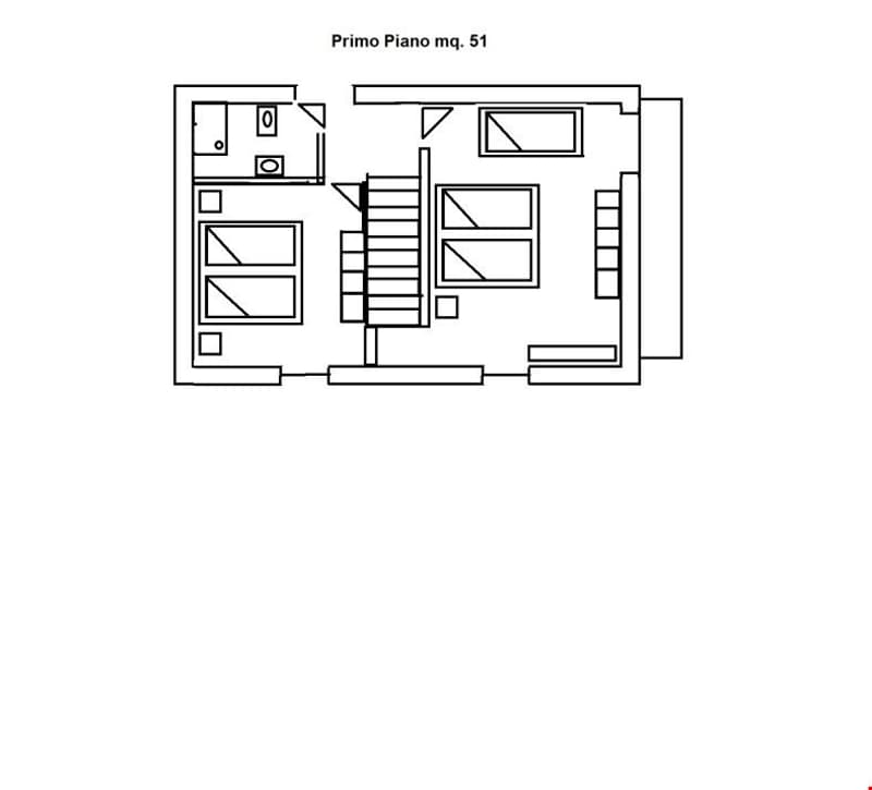 Ground floor plan, living room, kitchen, bedroom, bathroom, balcony