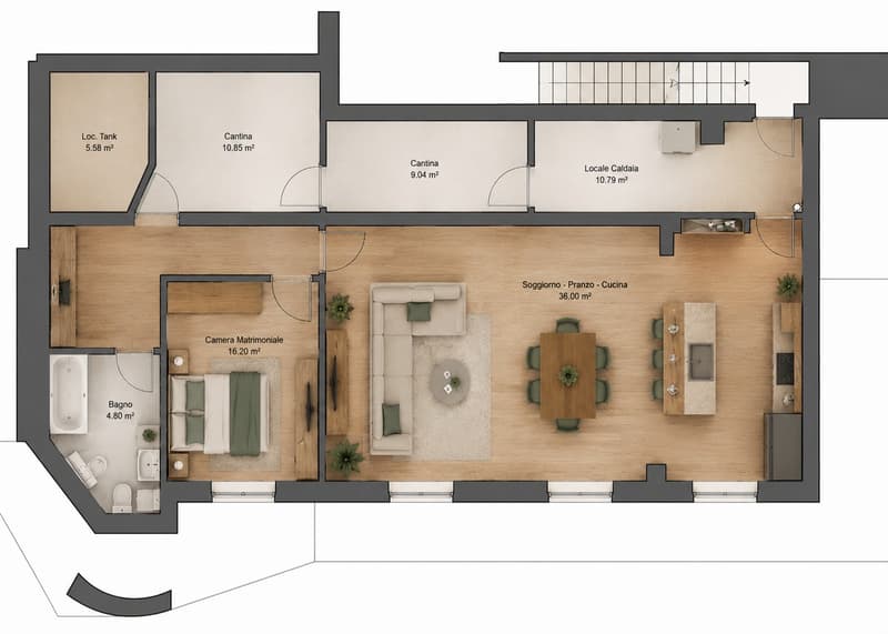 Casa bifamiliare con vista panoramica ad Agno (13)