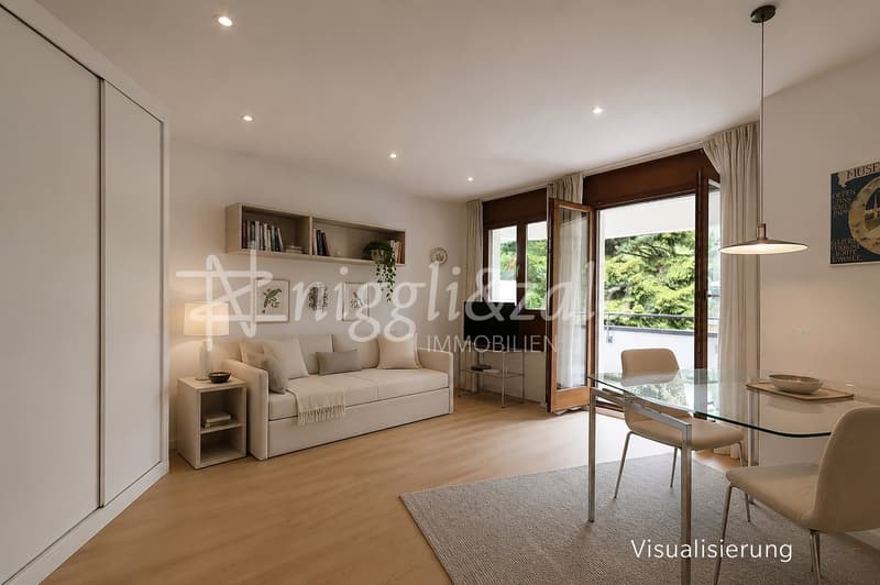 Charmante 1.5-Zimmerwohnung an idealer Lage in St. Moritz (1)