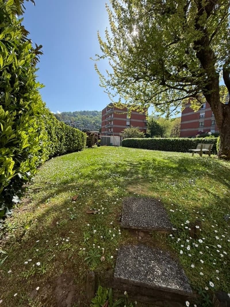 Accogliente appartamento di 2 locali con balcone e vista sulle montagne a Ponte Capriasca (10)
