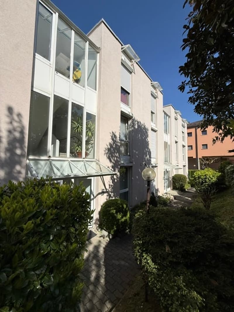Accogliente appartamento di 2 locali con balcone e vista sulle montagne a Ponte Capriasca (1)