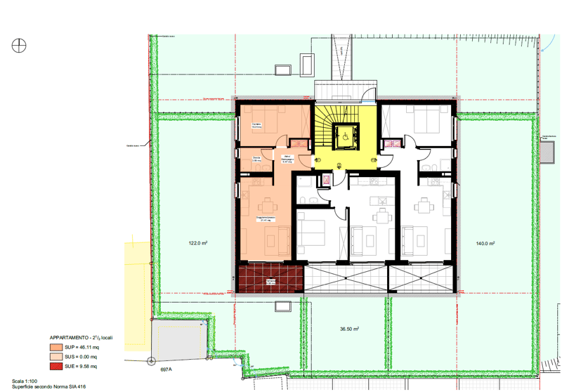 Moderne 2.5-Zimmer-Wohnungen mit großem Garten in erster Lage in Cadenazzo (8)