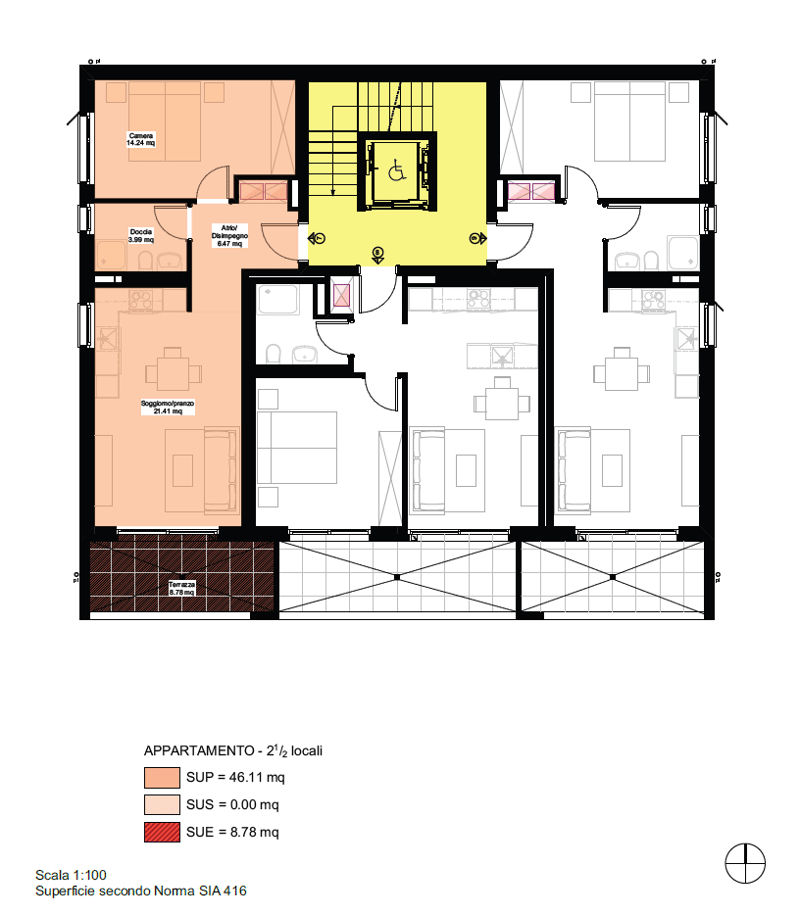 Moderne 2.5-Zimmer-Wohnungen in erster Lage in Cadenazzo (8)