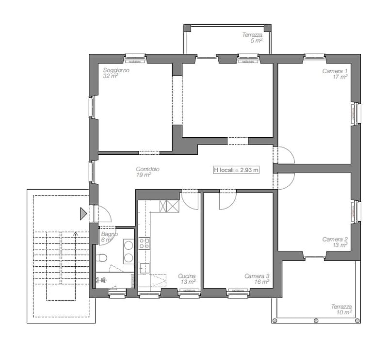 Rent 5.5 rooms completely renovated in a historic house – privileged location (11)