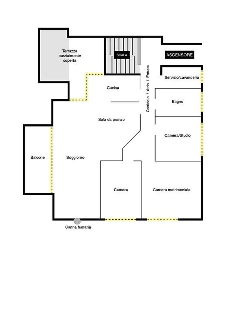 Attic 4 1/2 + box, parking and garden/garden in Giubiasco (13)