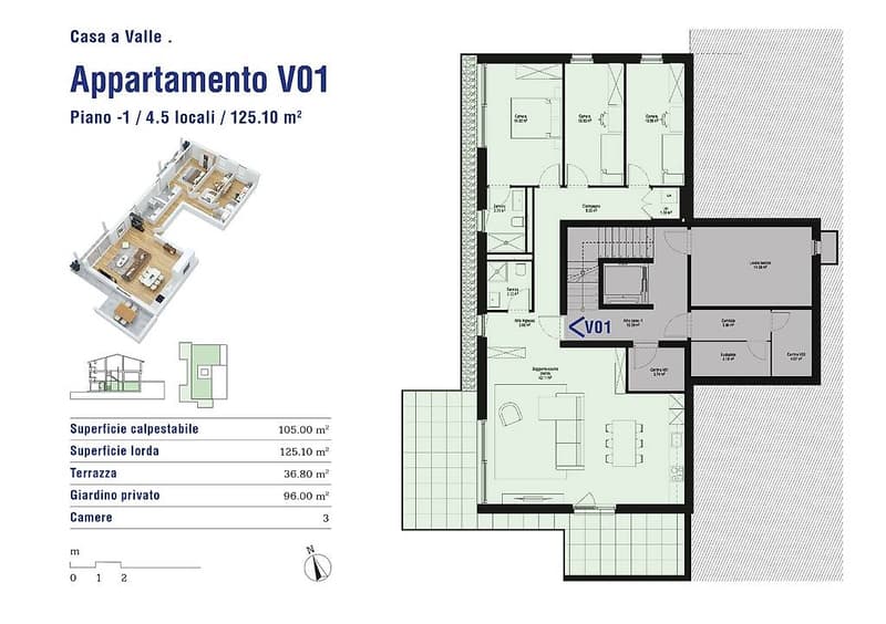 Neue 4.5-Zimmer-Wohnung mit Garten in Cadenazzo (11)
