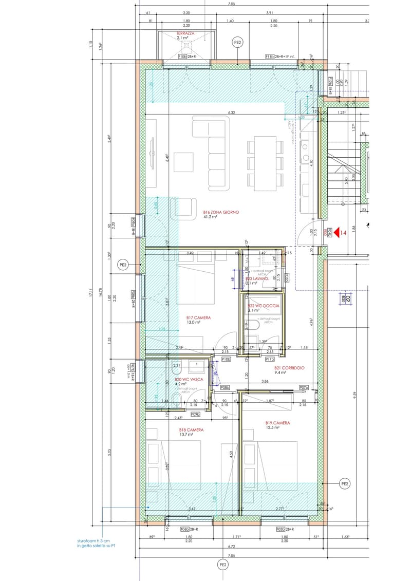 Moderno appartamento di 4.5 locali con giardino a Claro – Nuova costruzione con vista (10)