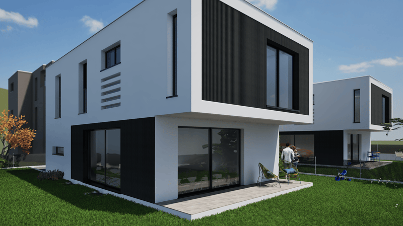 Moderna villetta da costruire a Contone (2)