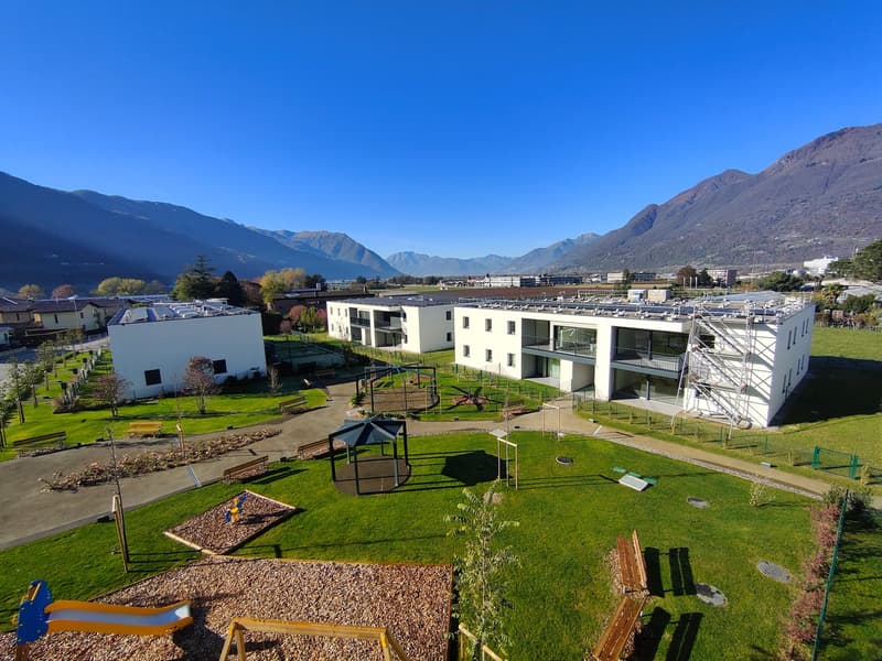 Nuovi appartamenti di 2.5 locali con giardino, Al Guast 21 a Camorino (2)