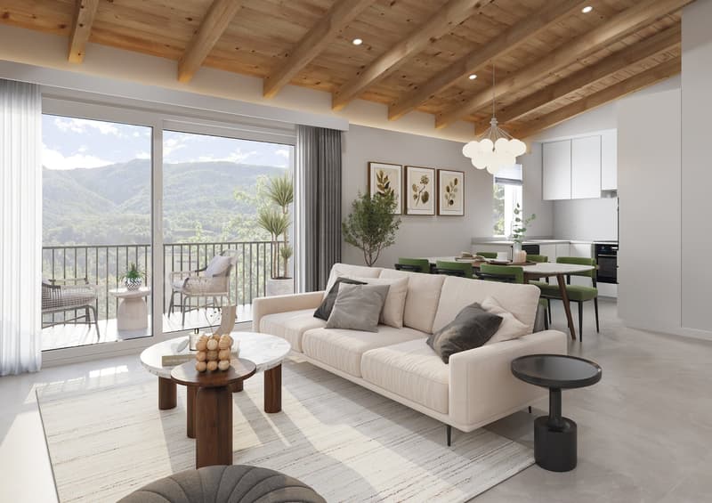 Nuovo appartamento 4.5 locali con giardino a Cadenazzo (6)
