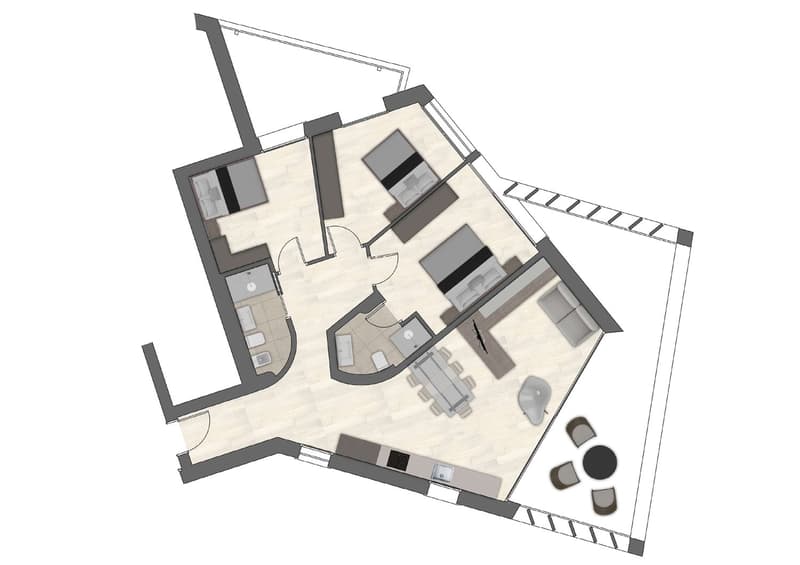 Helles 4-Zimmer-Apartment mit Panoramablick in Bellinzona (12)