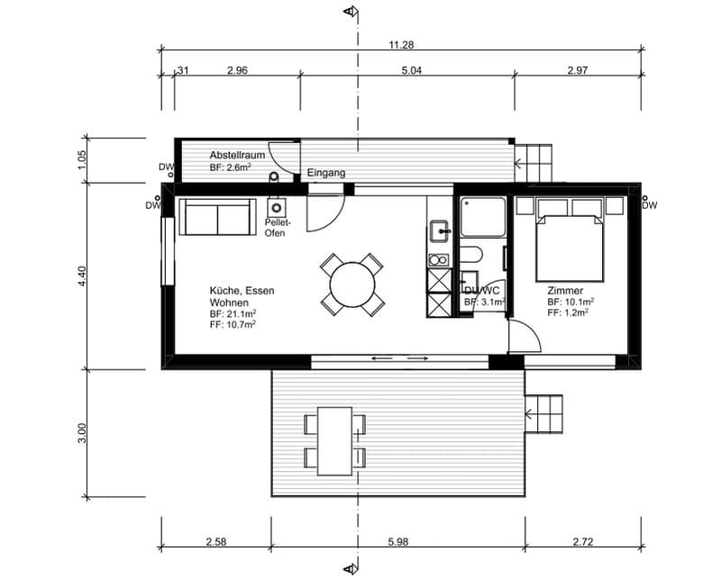 Ecological Tiny House in an idyllic location with a large seating area and garden (10)
