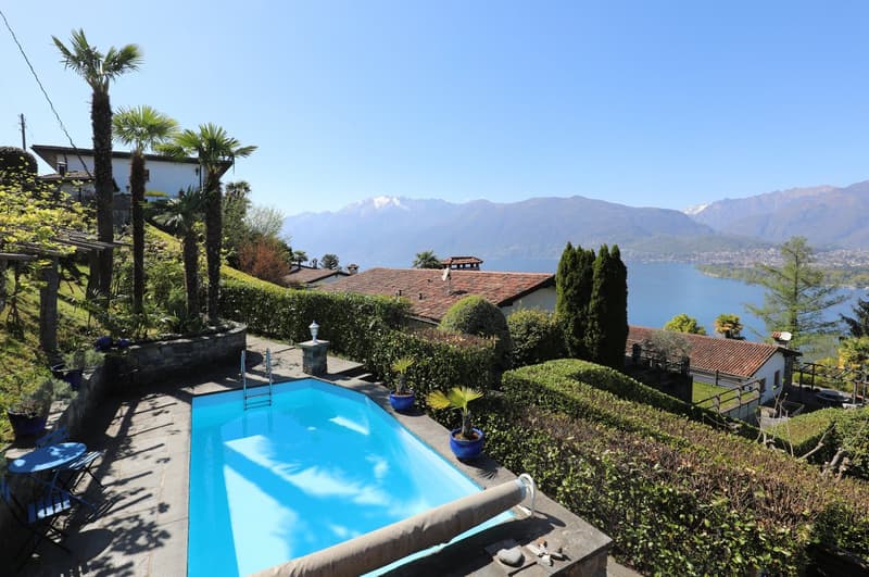 Bella casa unifamiliare/vacanza con piscina e vista sul Lago Maggiore (4)