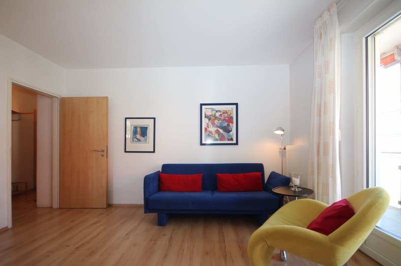 Delizioso appartamento di 2,5 locali con balcone e vista montagna ad Ascona (6)