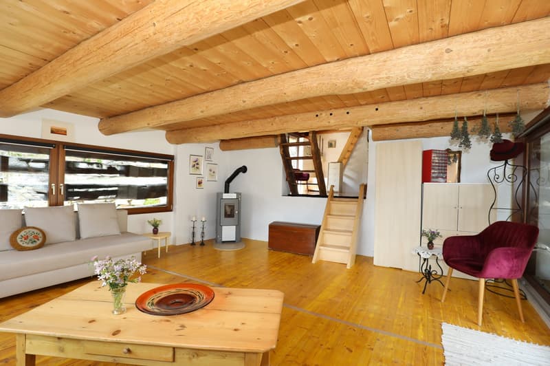 Grosses komfortables Rustico mit schönem Weitblick in Lavizzara (10)