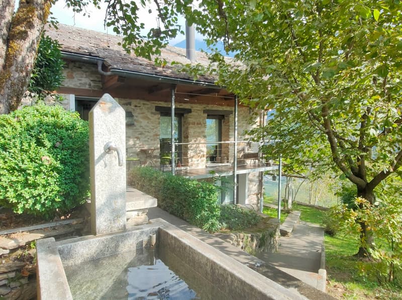 Sehr schön ausgebautes Rustico im sonnigen Bleniotal in Semione (1)