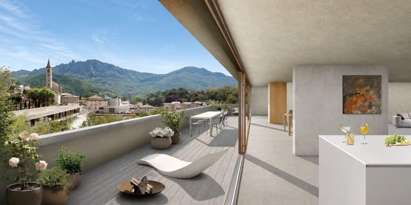 Nuova ed elegante Residenza in zona strategica a Tesserete (3)