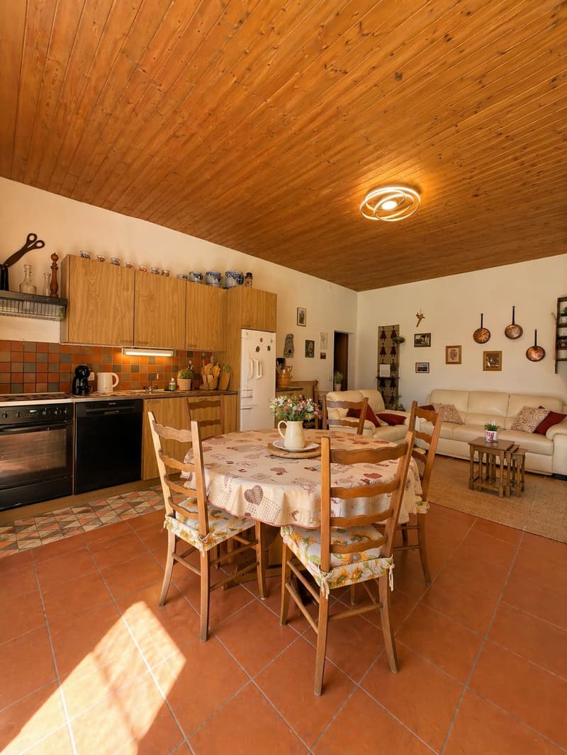 Appartamento di charme in casa Bifamiliare con giardino e stupenda vista lago e montagne (9)