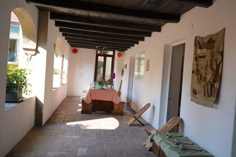 Spaziosa Casa Unifamiliare nel pittoresco nucleo di Porza (12)