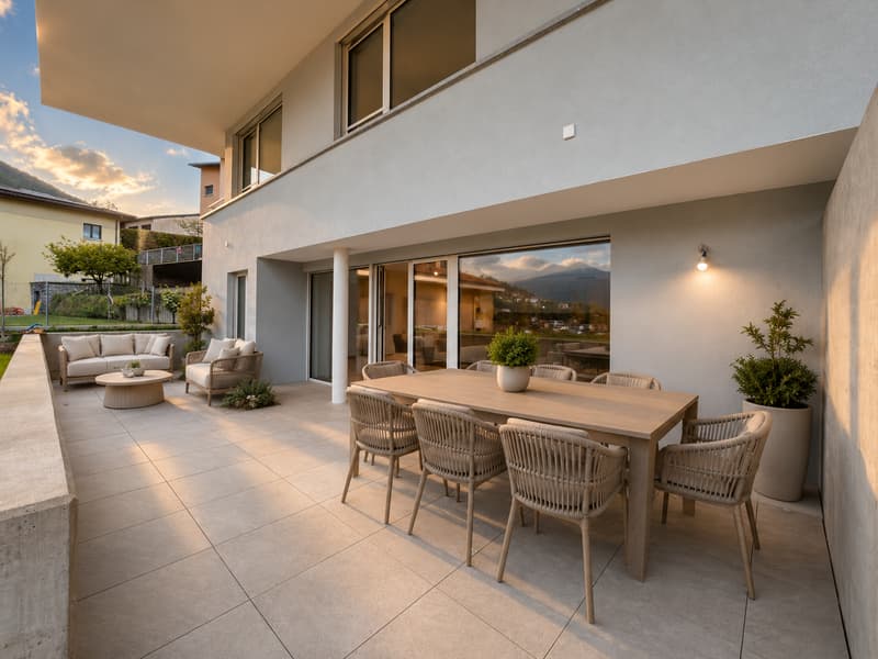 Appartamento Duplex di Nuova Costruzione con giardino a Tesserete (15)