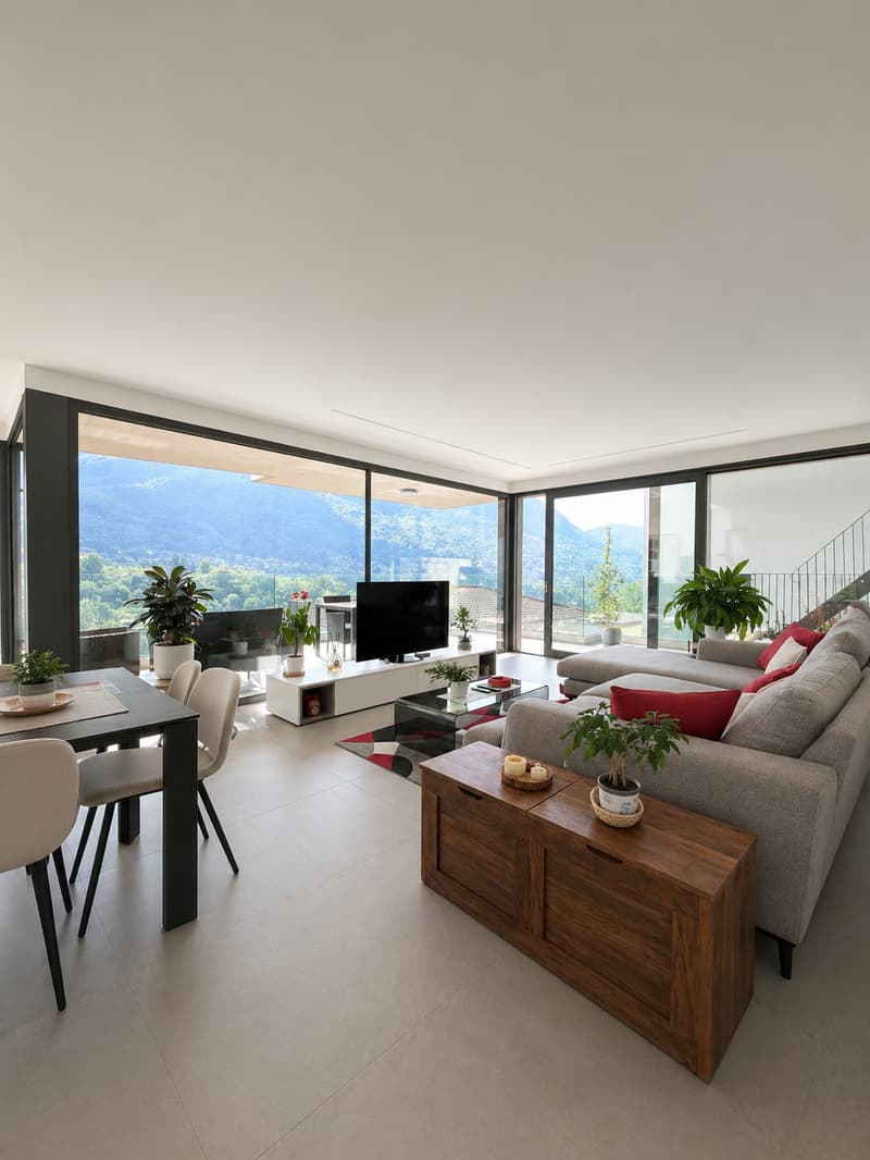 Elegante Casa Bifamiliare  – Moderna, Silenziosa e con Vista sulle Montagne (20)