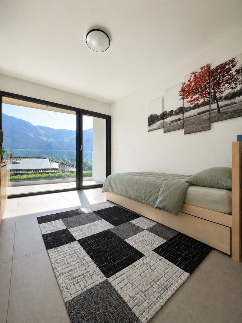Elegante Casa Bifamiliare  – Moderna, Silenziosa e con Vista sulle Montagne (23)