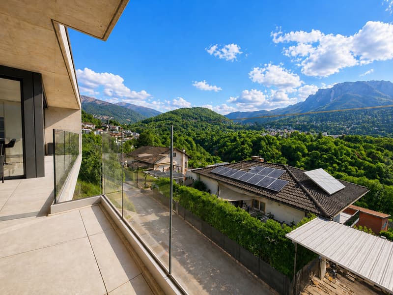 Elegante Casa Bifamiliare  – Moderna, Silenziosa e con Vista sulle Montagne (19)