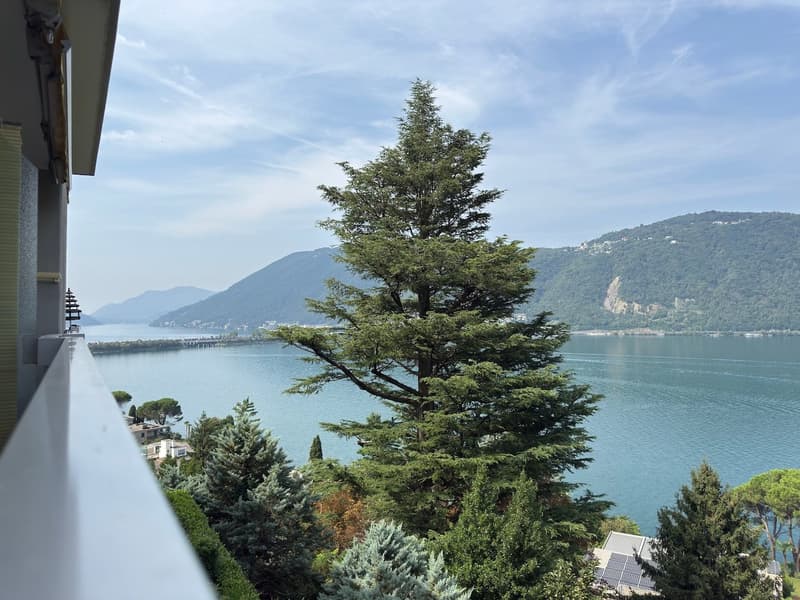Incantevole appartamento di 3.5 locali con vista lago a Bissone (8)