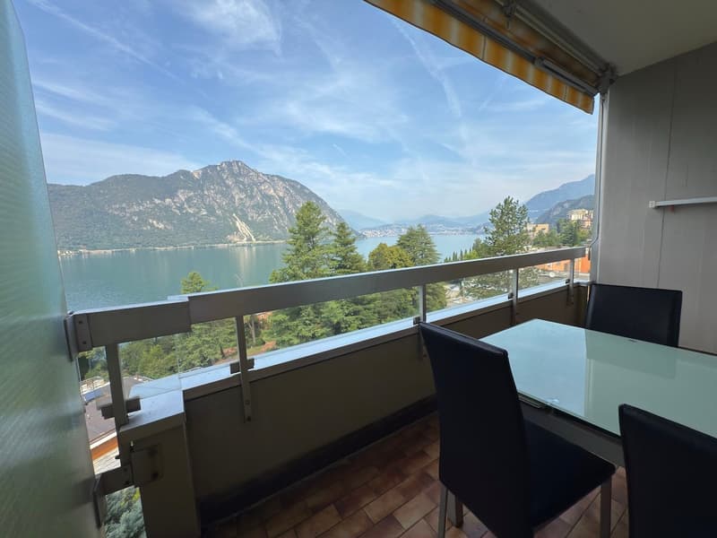 Incantevole appartamento di 3.5 locali con vista lago a Bissone (15)