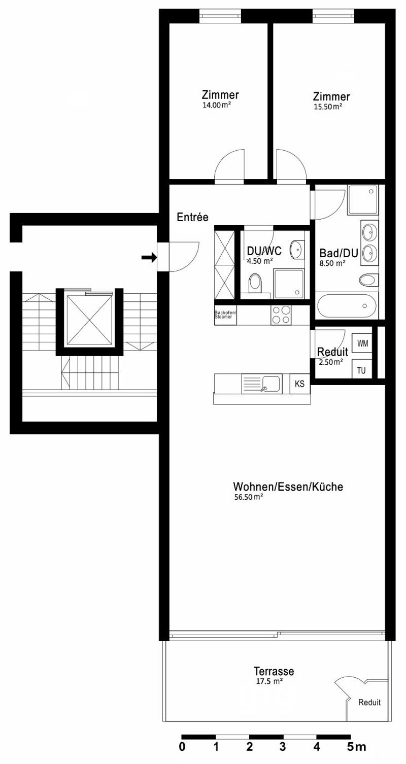 Grundrissplan 4. OG
