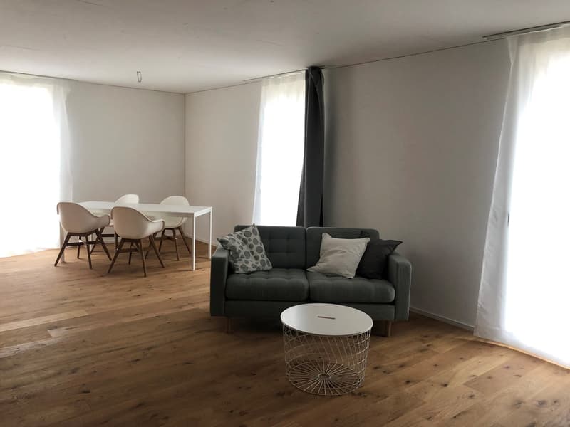 Möblierte 1.5-Zimmer-Wohnung mit Sitzplatz in Rorbas (1)