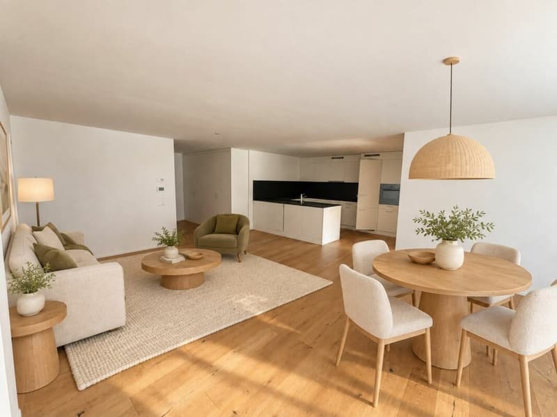Viel Platz, eigener Garten und Ruhe - 3.5-Zimmer-Wohnung in Maienfeld (2)