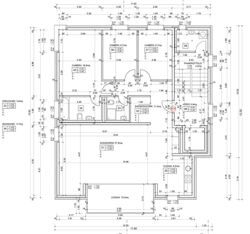 Elegante appartamento con terrazza in zona comoda e strategica (12)
