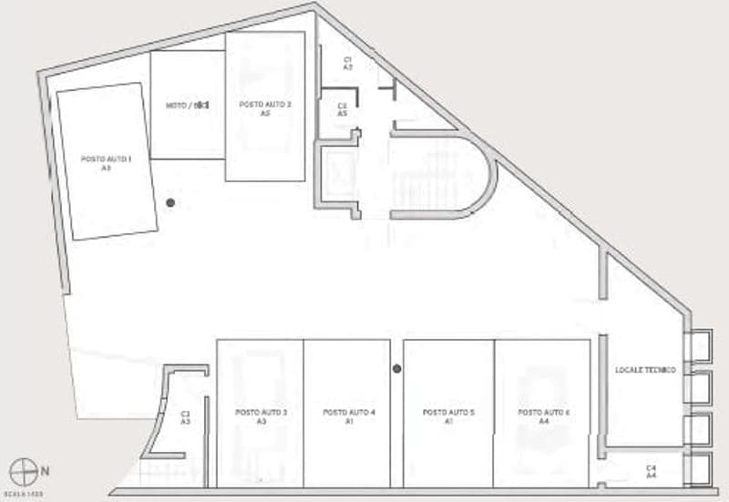 6 parking spots