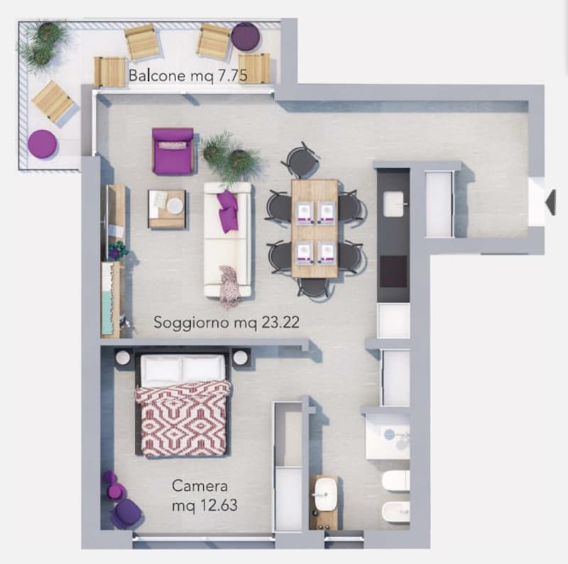 New apartment in a small villa surrounded by greenery (7)