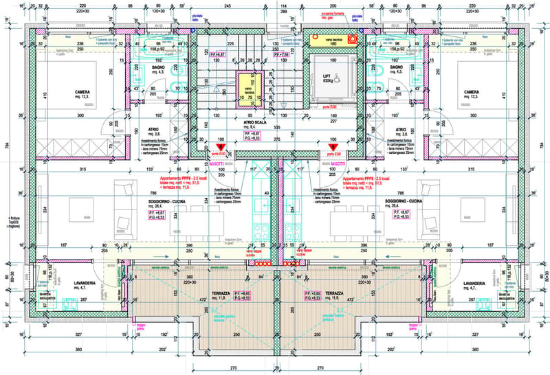 2 local apartment, living room, bedroom, kitchen, bathroom, terrace, balcony, swimming pool, fireplace, parking