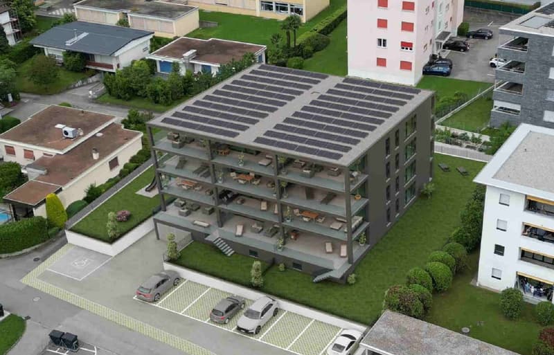 Nuovo appartamento con grande giardino in zona comoda e tranquilla (1)