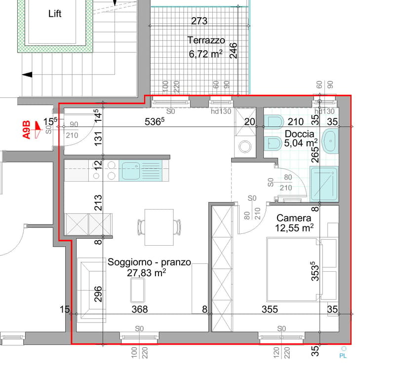 Appartement au dernier étage dans un quartier commode et stratégique (12)