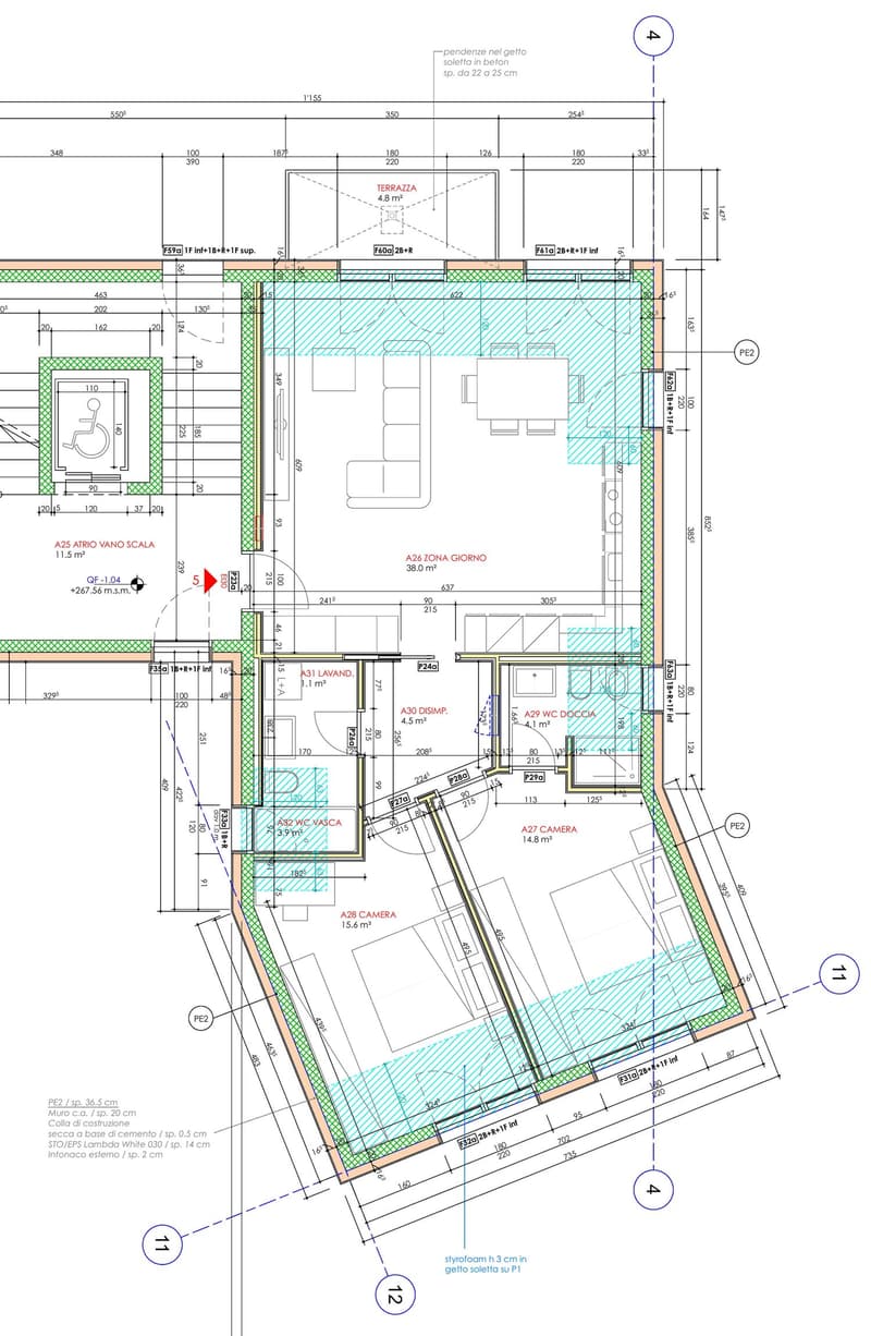 Nuovo appartamento in elegante residenza in zona comoda e tranquilla (12)