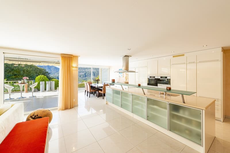 Elegante appartamento con giardino e vista lago, a due passi dal TASIS (8)